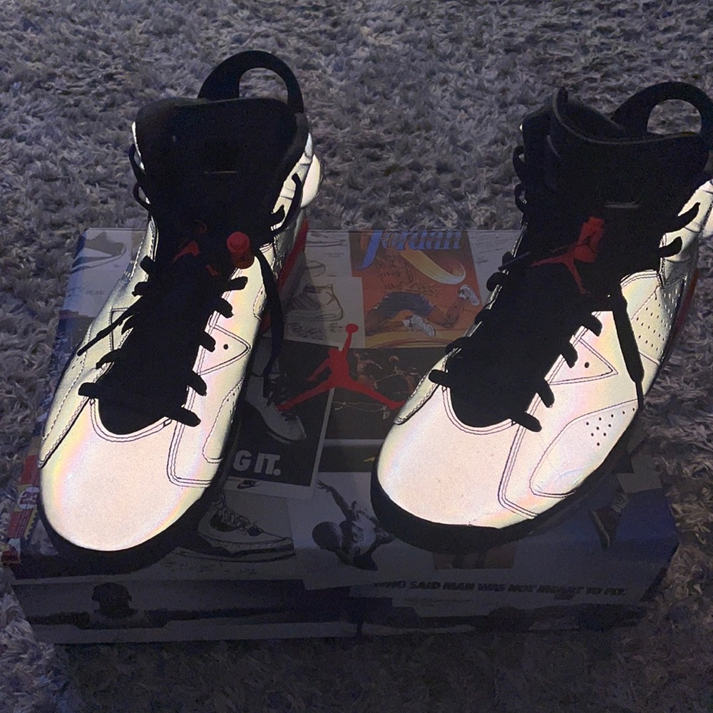 Jordan 6 inferred reflected silver
